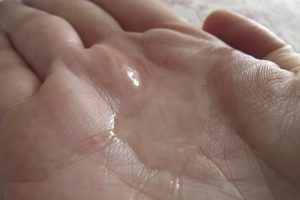 tinh dich loang la bieu hien cua tinh trung yeu